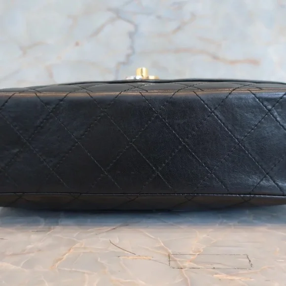 Authentic CHANEL double flap two color hardware Paris lambskin classic bag - Picture 6 of 16